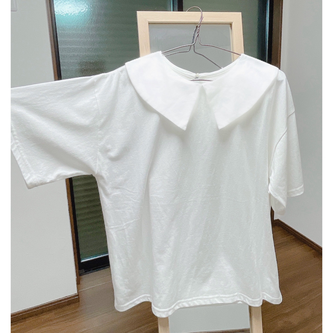 RAY CASSIN FAVORI(レイカズンフェバリ)のRAY CASSIN FAVORI 襟付き半袖シャツ レディースのトップス(シャツ/ブラウス(半袖/袖なし))の商品写真