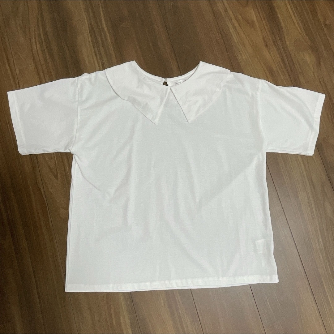 RAY CASSIN FAVORI(レイカズンフェバリ)のRAY CASSIN FAVORI 襟付き半袖シャツ レディースのトップス(シャツ/ブラウス(半袖/袖なし))の商品写真
