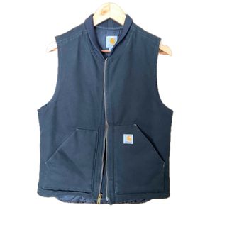 carhartt - 【Carhartt】USA製 企業ロゴ刺繍 裏ボアダックベスト S-174 carhartt - 【Carhartt】USA製 企業ロゴ刺繍 裏ボアダックベスト S-174