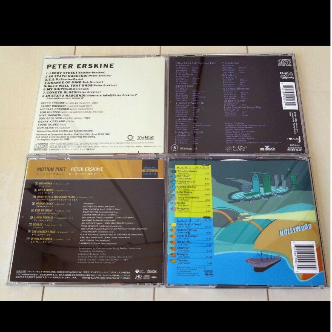 Peter Erskine  ピーター アースキン　CD 4点まとめて エンタメ/ホビーのCD(ジャズ)の商品写真