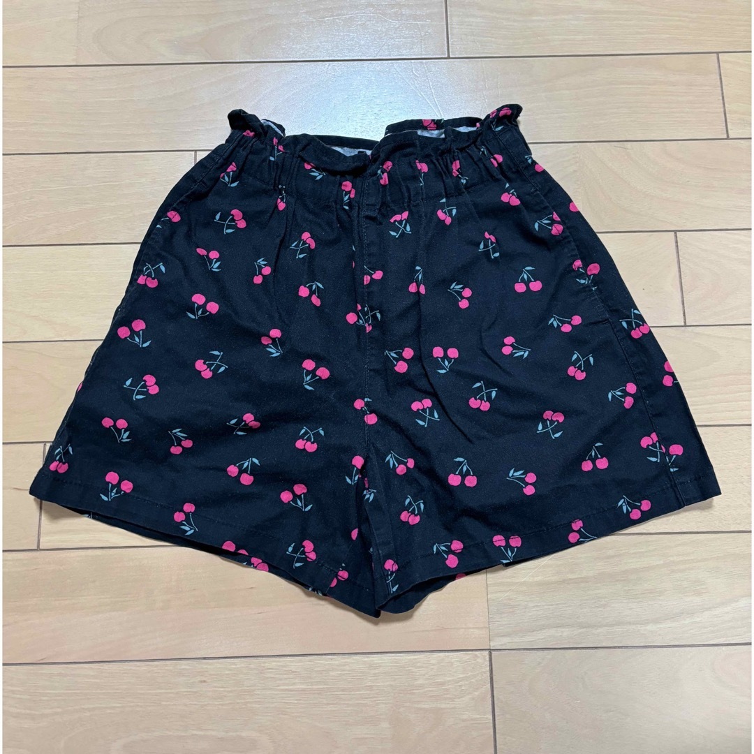 GU(ジーユー)のGU ジーユー キッズ ショートパンツ 3枚セット 130 キッズ/ベビー/マタニティのキッズ服女の子用(90cm~)(パンツ/スパッツ)の商品写真