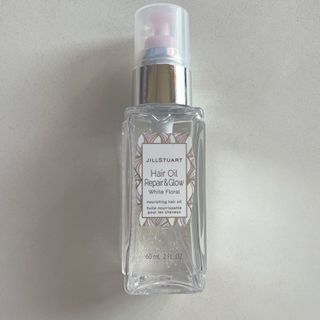 ジルスチュアート(JILLSTUART)の【美品】ジルスチュアート ヘアオイル リペア＆グロウ ホワイトフローラル60ml(オイル/美容液)