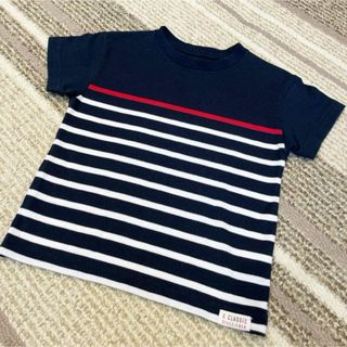 【ほぼ未使用】　ボーダー　Tシャツ　80cm(シャツ/カットソー)