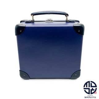 GLOBE TROTTER グローブトロッター ネイビー 9インチMINI UTILITY CASE ミニユーティリティケース スーツケース風 トランク風 ハンドバッグ 鞄 カバン