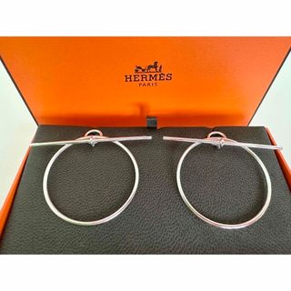 エルメス(Hermes)のエルメス　HERMES シルバー　ループピアス　ピアス(ピアス)