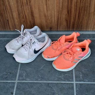 ナイキ(NIKE)のキッズシューズ ２足セット NIKE アディダス(スニーカー)