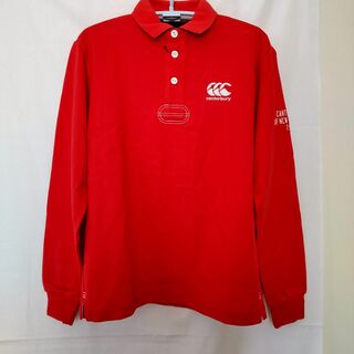 カンタベリー(CANTERBURY)のカンタベリーポロシャツ　赤M(ポロシャツ)