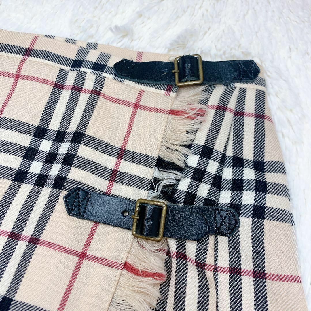 BURBERRY BLUE LABEL(バーバリーブルーレーベル)の美品★BURBERRY BLUE LABEL y2k ミニスカート 安室ちゃん レディースのスカート(ミニスカート)の商品写真