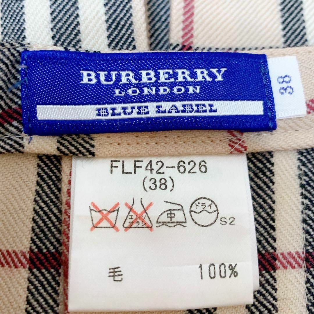 BURBERRY BLUE LABEL(バーバリーブルーレーベル)の美品★BURBERRY BLUE LABEL y2k ミニスカート 安室ちゃん レディースのスカート(ミニスカート)の商品写真