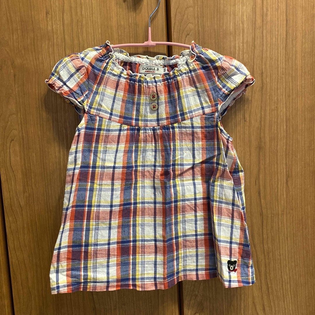 DOUBLE.B(ダブルビー)のミキハウス　doubleb チュニック キッズ/ベビー/マタニティのキッズ服女の子用(90cm~)(ワンピース)の商品写真