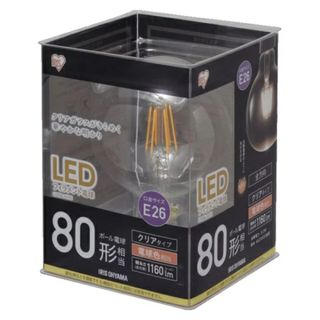 アイリスオーヤマ(アイリスオーヤマ)のアイリスオーヤマ ／ LEDフィラメント電球(電球色) E26口金 80W 6球(蛍光灯/電球)