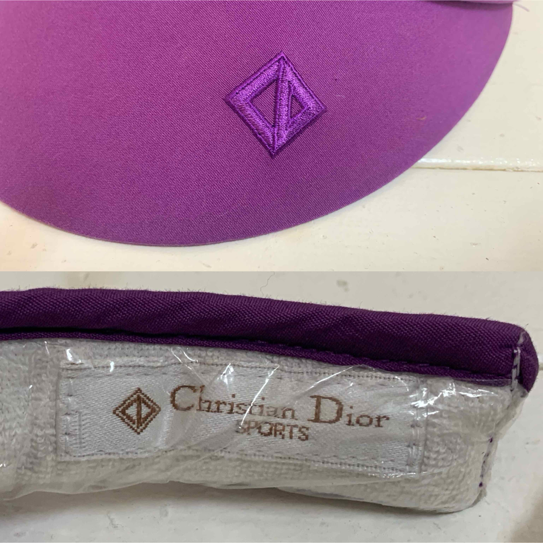 Christian Dior(クリスチャンディオール)のChristian Dior SPORT VINTAGE 80s サンバイザー レディースの帽子(その他)の商品写真