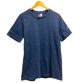アディダス(adidas)のadidas Tシャツ カットソー ワンポイント 半袖 X ネイビー(Tシャツ/カットソー(半袖/袖なし))