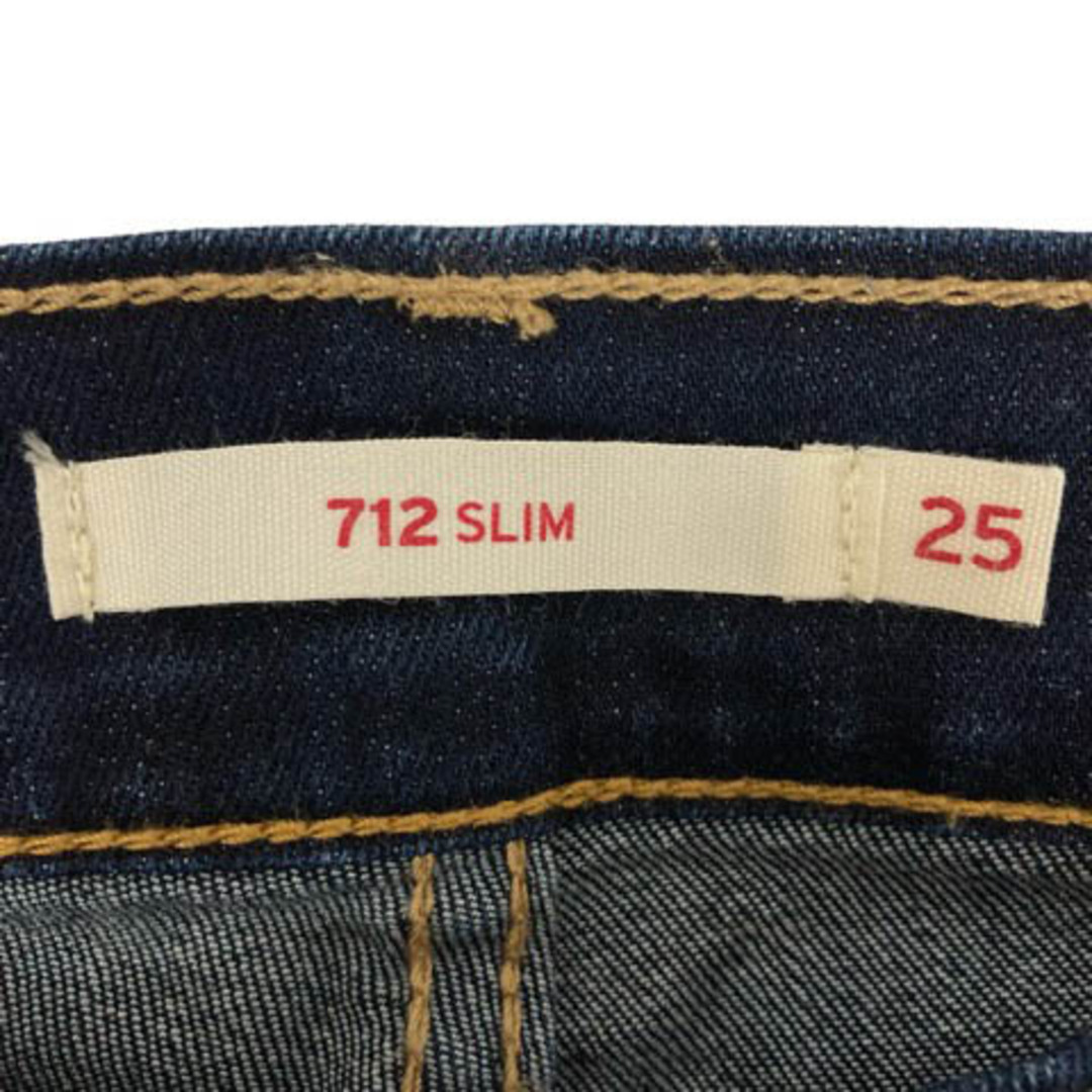 Levi's(リーバイス)のリーバイス デニム 712 SLIM ジーンズ ロング丈 25 紺 レディース レディースのパンツ(デニム/ジーンズ)の商品写真