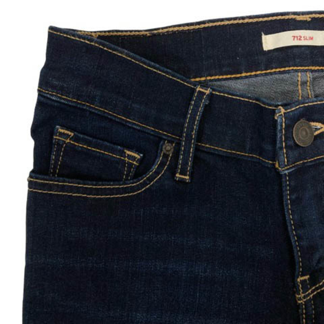 Levi's(リーバイス)のリーバイス デニム 712 SLIM ジーンズ ロング丈 25 紺 レディース レディースのパンツ(デニム/ジーンズ)の商品写真