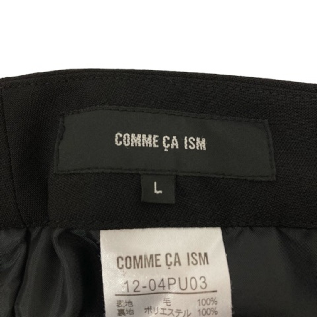 COMME CA ISM(コムサイズム)のコムサイズム パンツ スラックス ウール ロング丈 L 黒 ※MZ レディース レディースのパンツ(その他)の商品写真