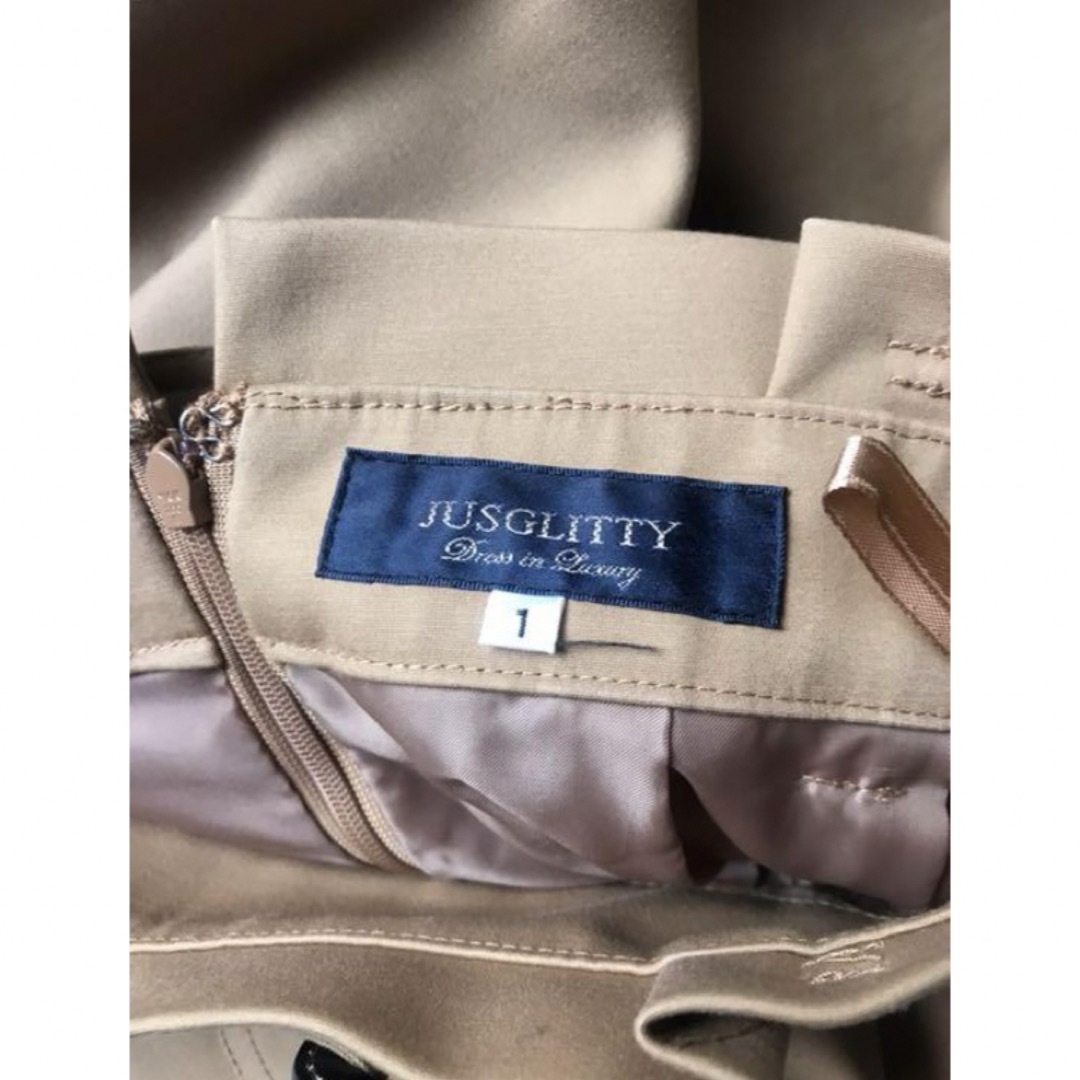 JUSGLITTY(ジャスグリッティー)のJUSGLITTY トレンチスカート ベージュ サイズ1 レディースのスカート(ひざ丈スカート)の商品写真