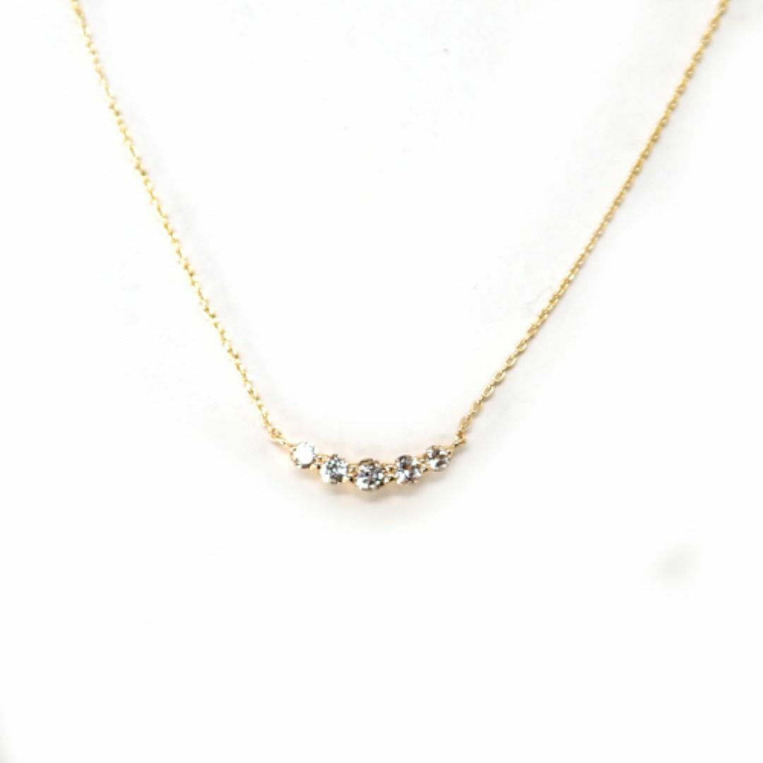 スタージュエリー K10 透明石 ネックレス スタージュエリー K10 透明石 ネックレス