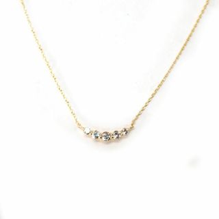 スタージュエリー(STAR JEWELRY)のスタージュエリー　K10　透明石　ネックレス(ネックレス)