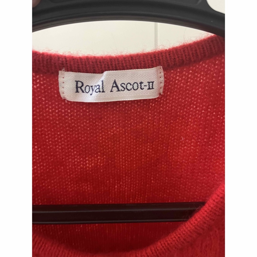 Royal Ascot-Il ROYAL ASCOT ニットジャケット RED レディースのトップス(カーディガン)の商品写真