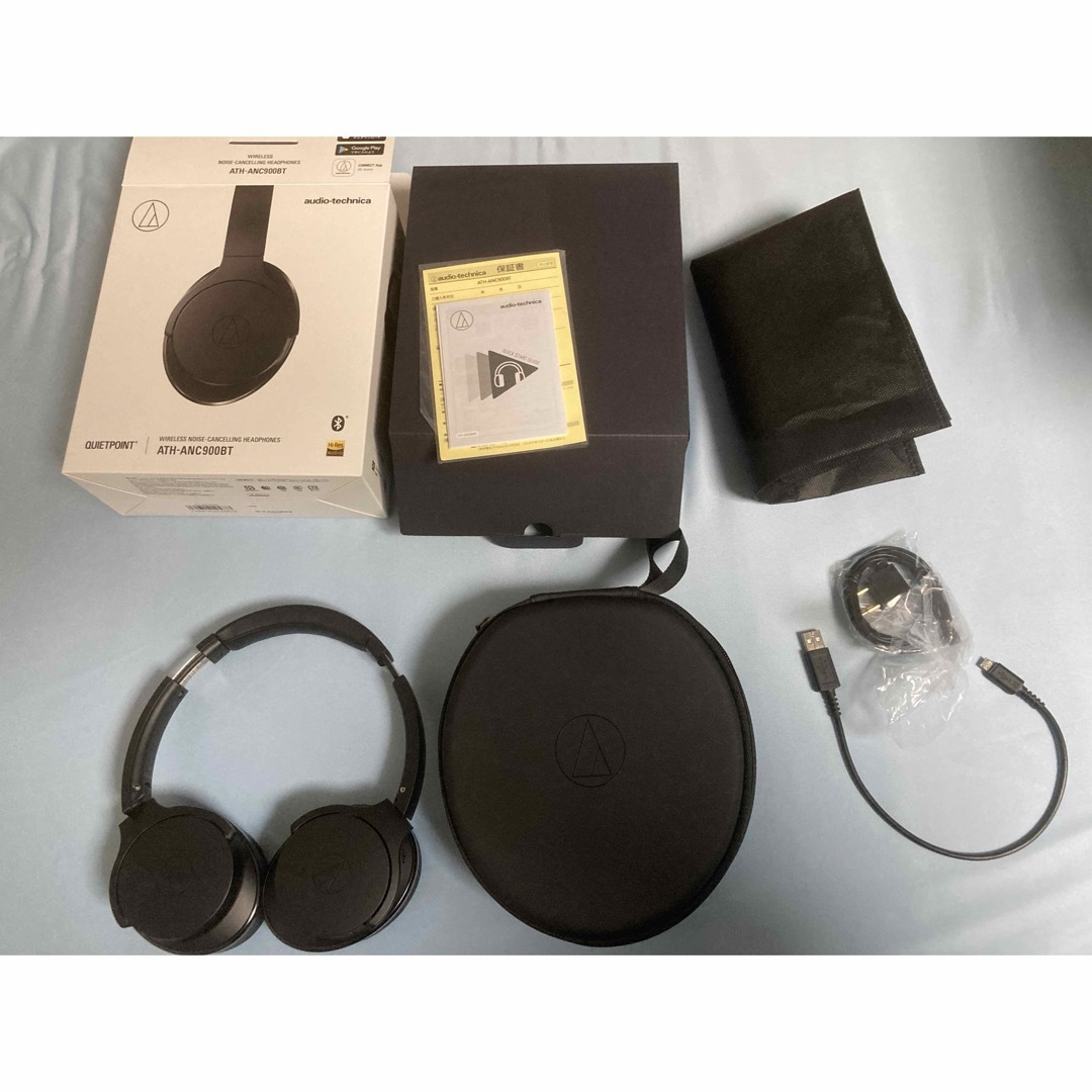 audio-technica(オーディオテクニカ)のaudio-technica Bluetoothヘッドホン ATH-ANC900 スマホ/家電/カメラのオーディオ機器(ヘッドフォン/イヤフォン)の商品写真