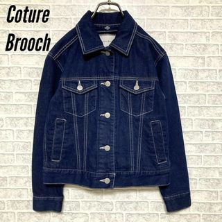 Couture Brooch - クチュールブローチ★デニムジャケット★Gジャン★2WAY★ノーカラー★Sサイズ