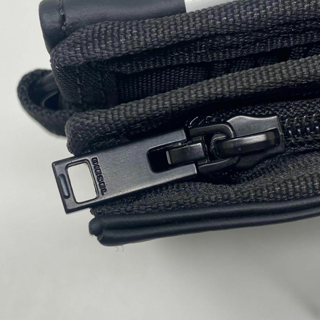 DIESEL(ディーゼル)の未使用 DIESEL ディーゼル 二つ折り財布 ブラック 黒 財布 ロゴ メンズのファッション小物(折り財布)の商品写真