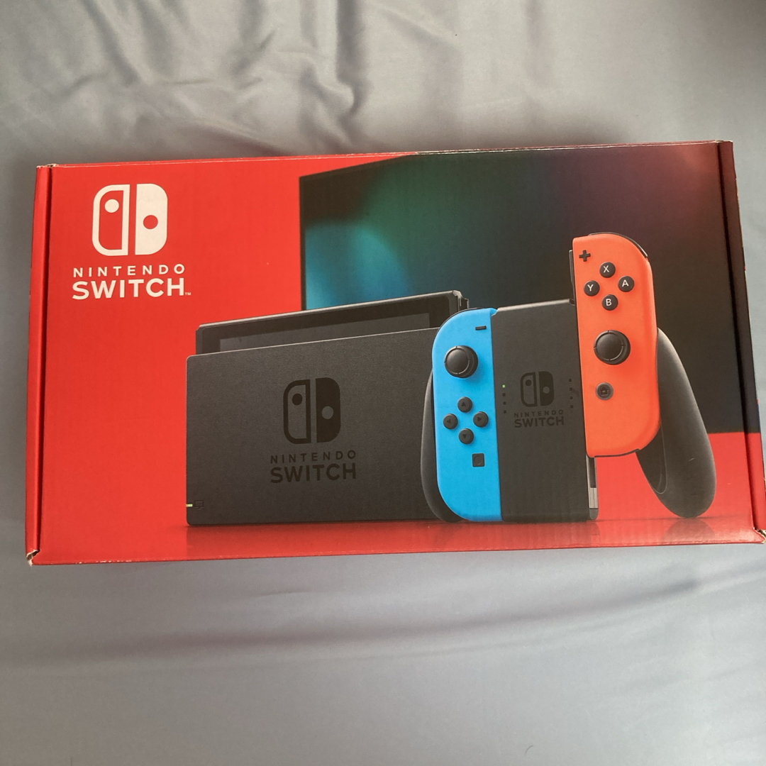 Nintendo Switch(ニンテンドースイッチ)のNintendo Switch JOY-CON(L) ネオンブルー/(R) ネオ エンタメ/ホビーのゲームソフト/ゲーム機本体(家庭用ゲーム機本体)の商品写真