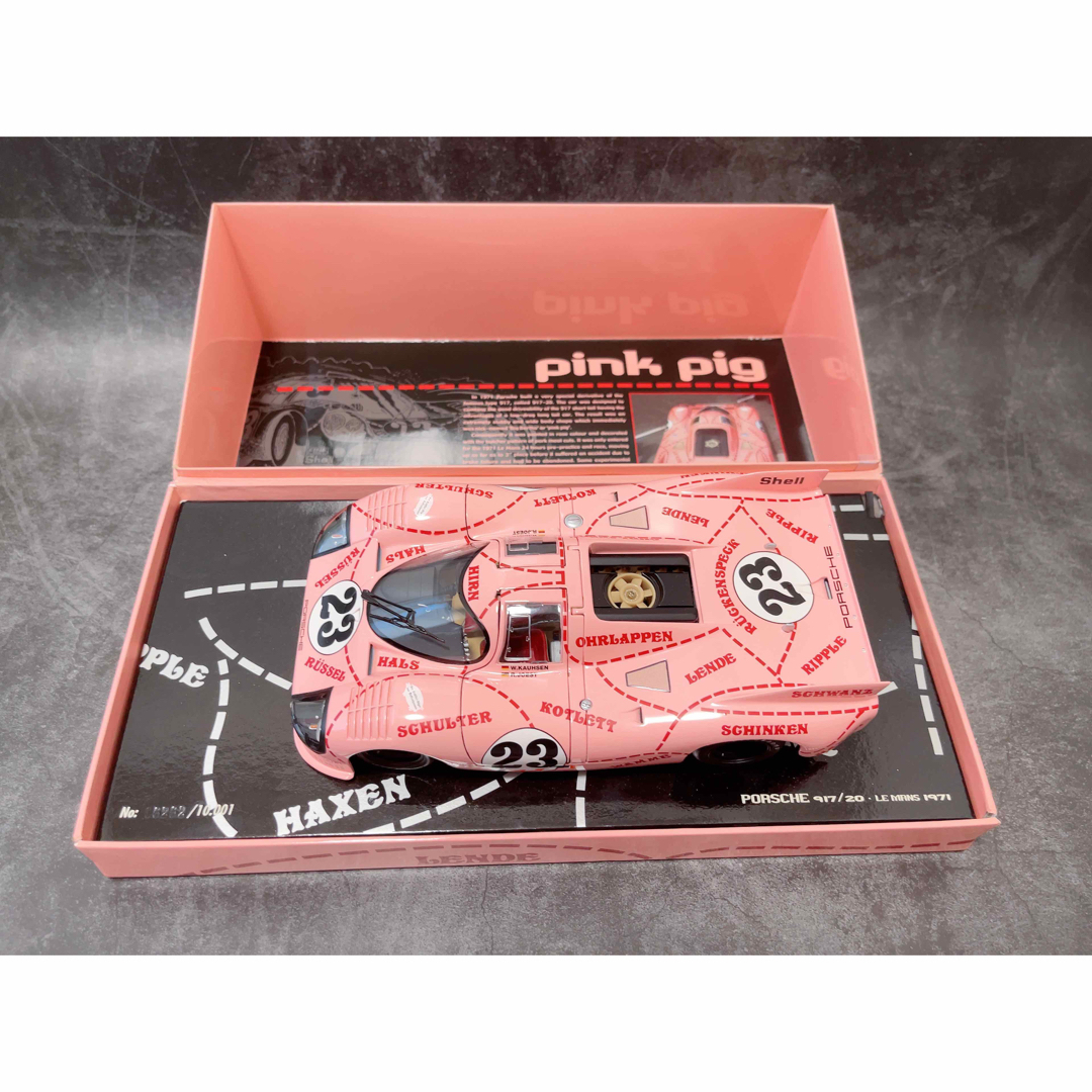 ポルシェ　917 1/18 Pink Pig ルマン  PMA ミニチャンプス エンタメ/ホビーのおもちゃ/ぬいぐるみ(ミニカー)の商品写真