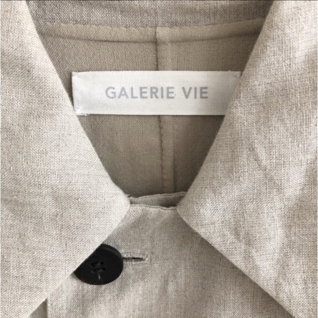 GALERIE VIE - 8.8万GALERIE VIE リネンコットンダブルフェイス GALERIE VIE - 8.8万GALERIE VIE リネンコットンダブルフェイス