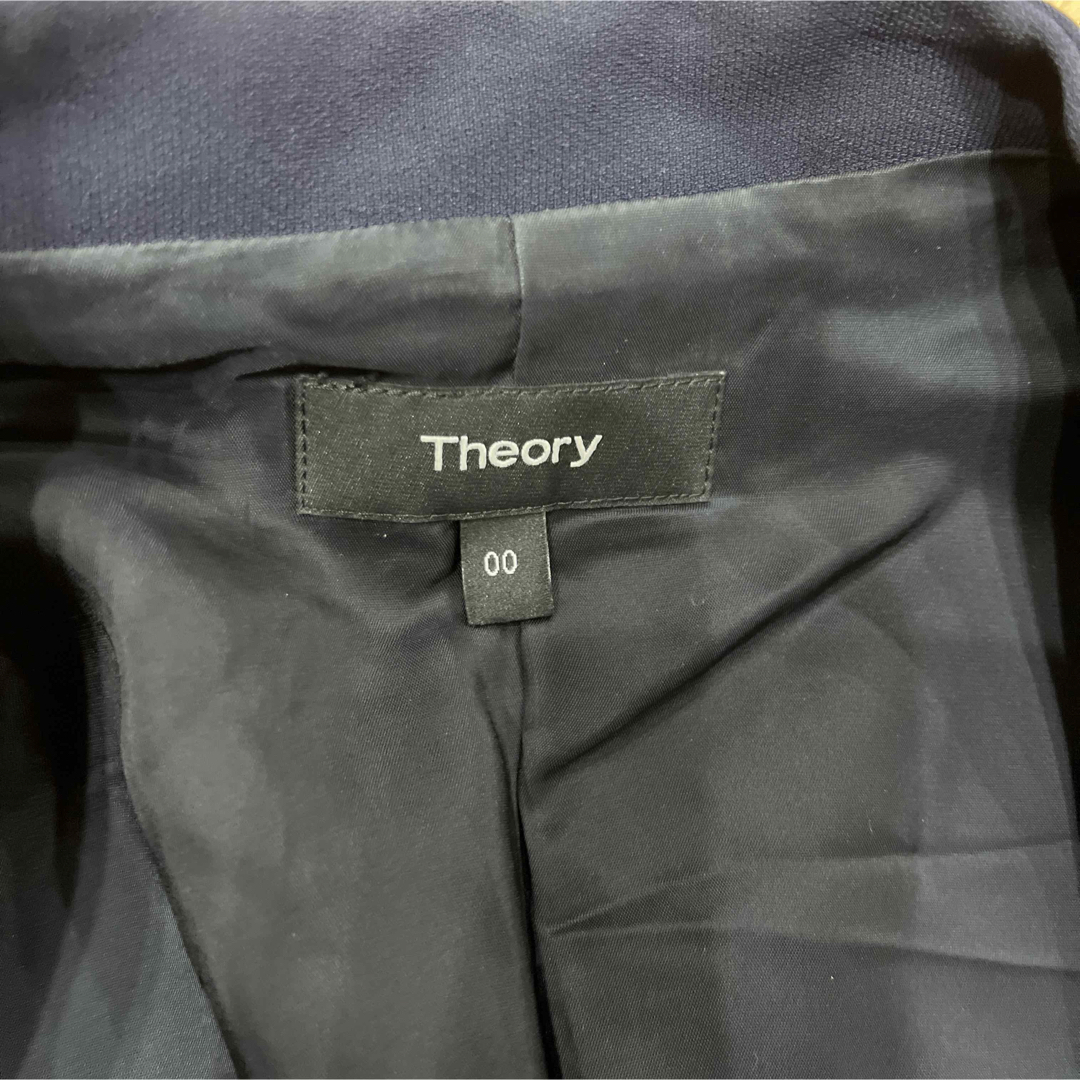 theory(セオリー)のSYNTHETIC.CREPE ネイビー　00 レディースのジャケット/アウター(ノーカラージャケット)の商品写真