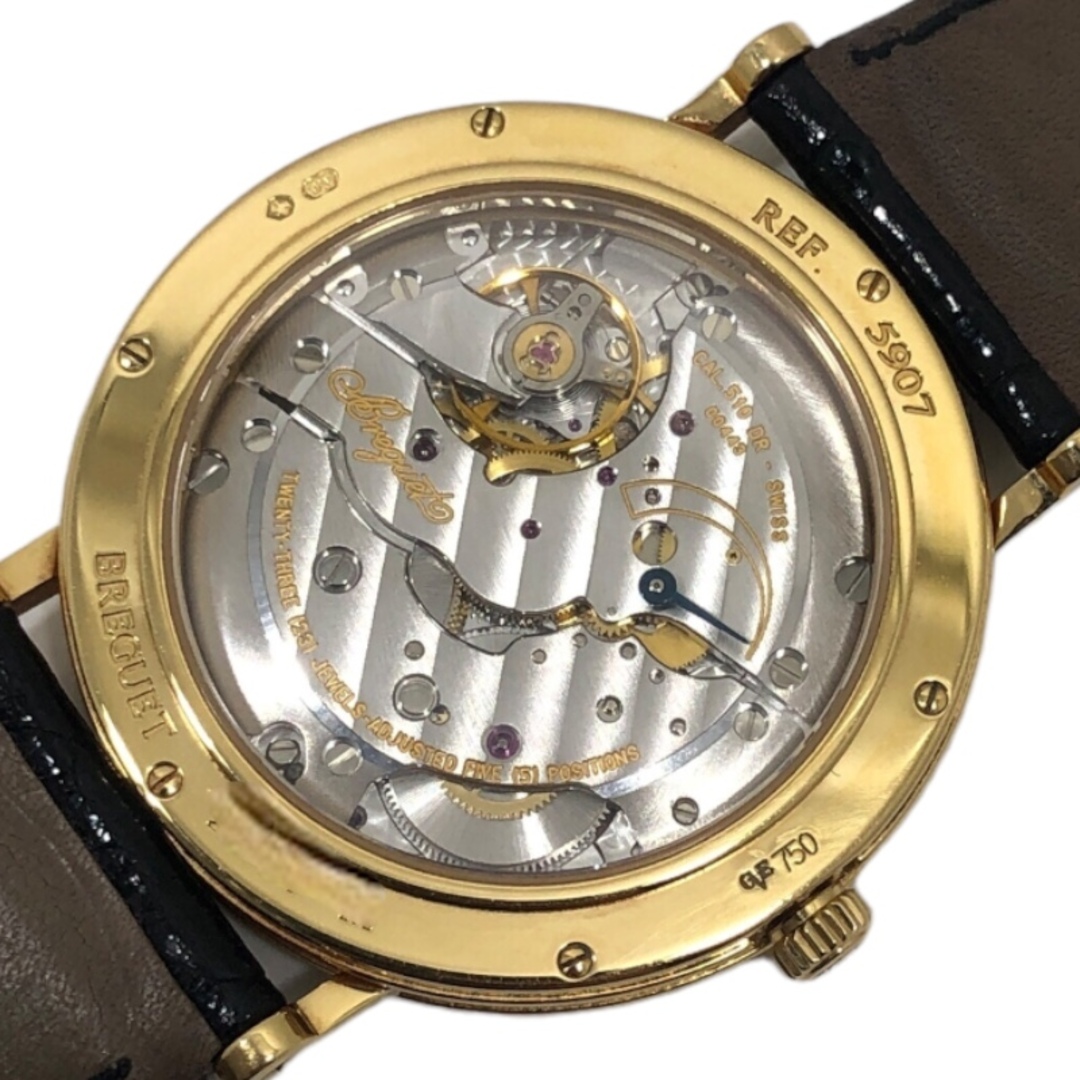 Breguet(ブレゲ)の　ブレゲ Breguet クラシック 5907BA/12/984 シルバー文字盤 K18YG/レザーストラップ メンズ 腕時計 メンズの時計(その他)の商品写真