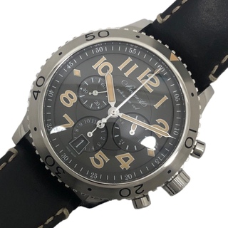 ブレゲ(Breguet)の　ブレゲ Breguet タイプXXI 3817ST/X2/3ZU グレー文字盤 SS/レザーストラップ メンズ 腕時計(その他)