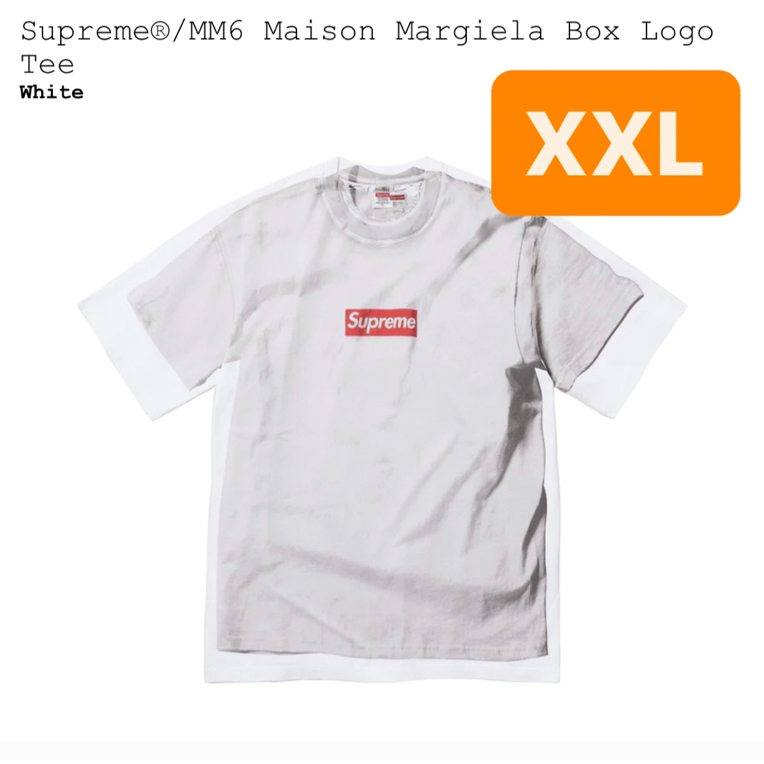 Supreme(シュプリーム)のSupreme MM6 Maison Margiela Box Logo Tee メンズのトップス(Tシャツ/カットソー(半袖/袖なし))の商品写真