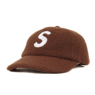 シュプリーム(Supreme)の美品 Supreme シュプリーム キャップ サイズ:FREE 22AW ボイルドウール Sロゴ 6パネルキャップ Boiled Wool S Logo 6-Panel ブラウン 帽子【メンズ】【中古】(キャップ)