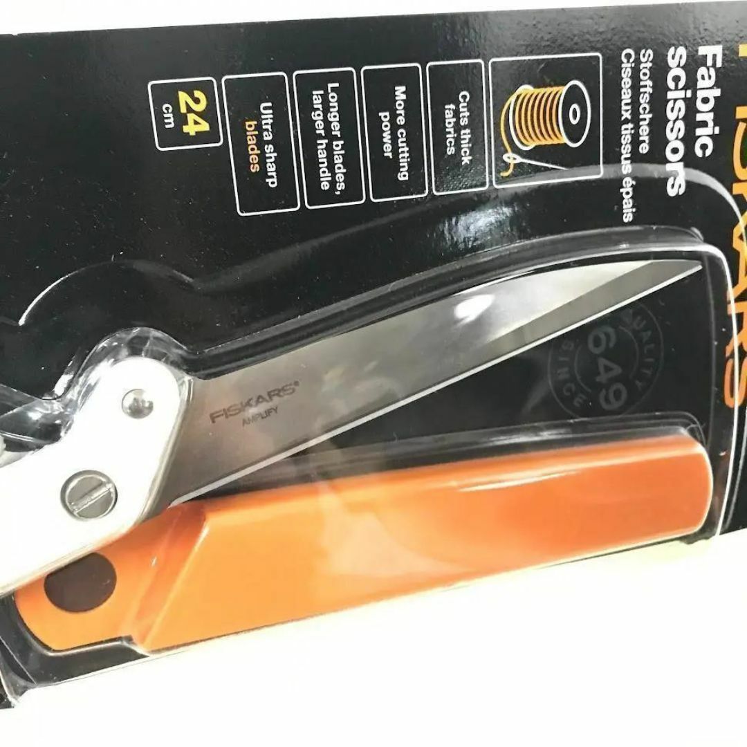 Fiskars ファブリック はさみ 24cm インテリア/住まい/日用品の文房具(はさみ/カッター)の商品写真