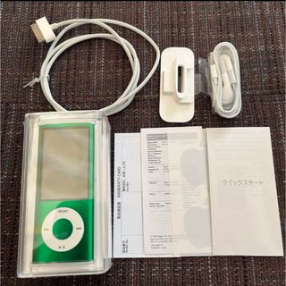 アイポッド(iPod)のiPod nano 第5世代 8GB グリーン ビデオカメラ付きモデル(ポータブルプレーヤー)