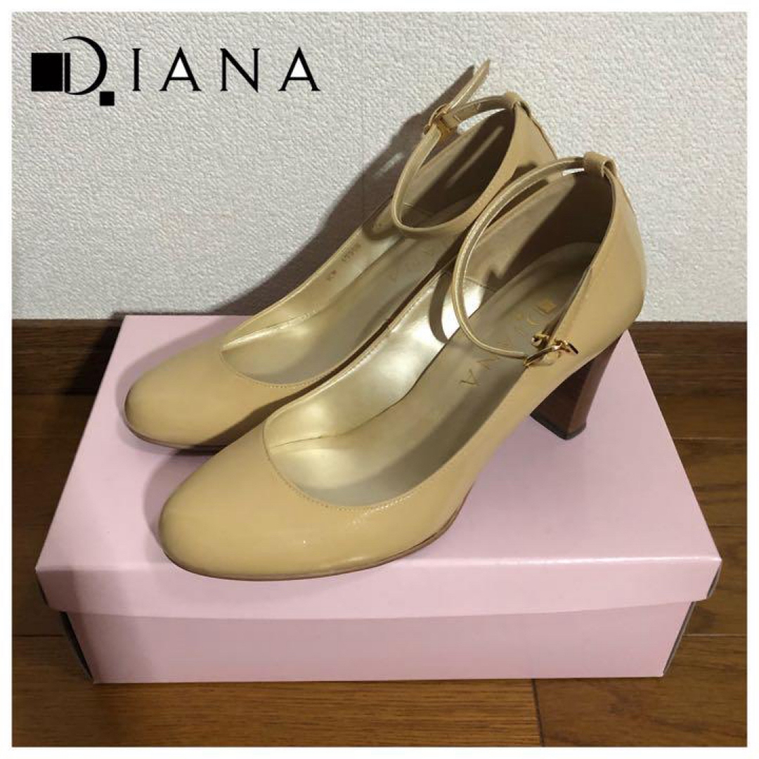 DIANA(ダイアナ)のDIANA ダイアナ パンプス ヒール ベージュ 23.5 レディースの靴/シューズ(ハイヒール/パンプス)の商品写真