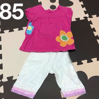 カーターズ(carter's)の花柄半袖　レースズボン　85  女の子　まとめ売り(Tシャツ/カットソー)