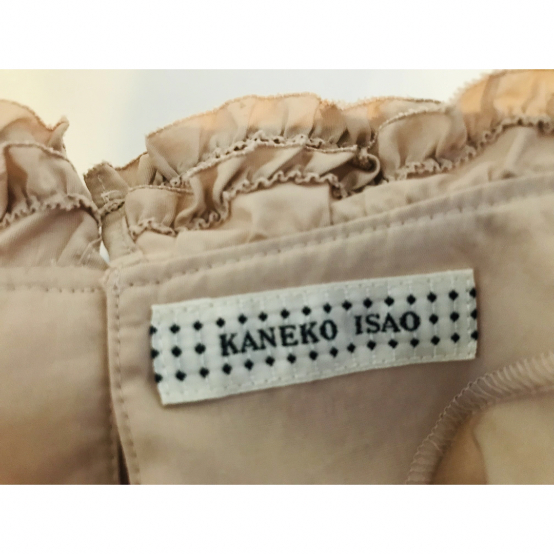 KANEKO ISAO(カネコイサオ)の最終お値下げ❣️「KANEKO ISAO」フリルトップス レディースのトップス(カットソー(半袖/袖なし))の商品写真