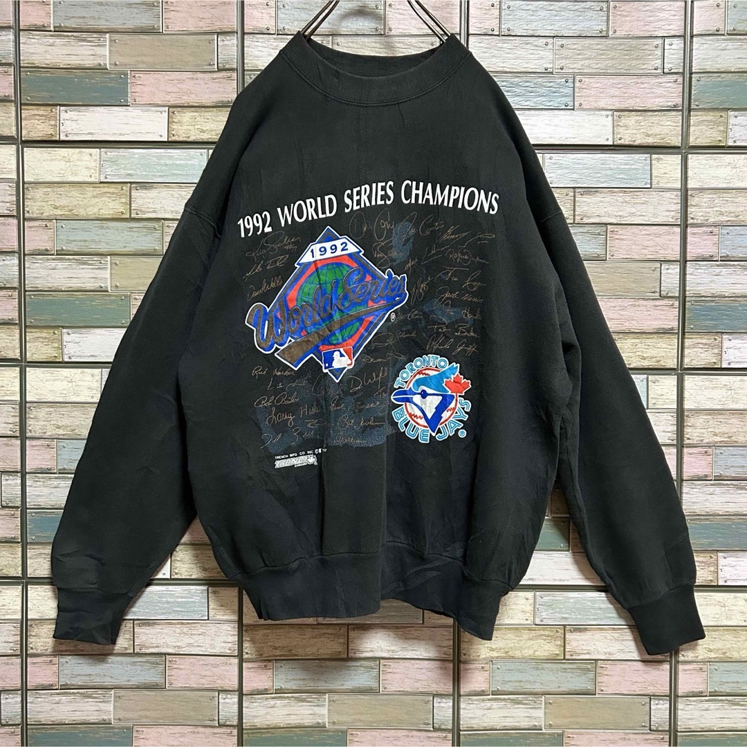 90's】フルーツオブザルーム×MLB ブルージェイズ スウェット 90's】フルーツオブザルーム×MLB ブルージェイズ スウェット