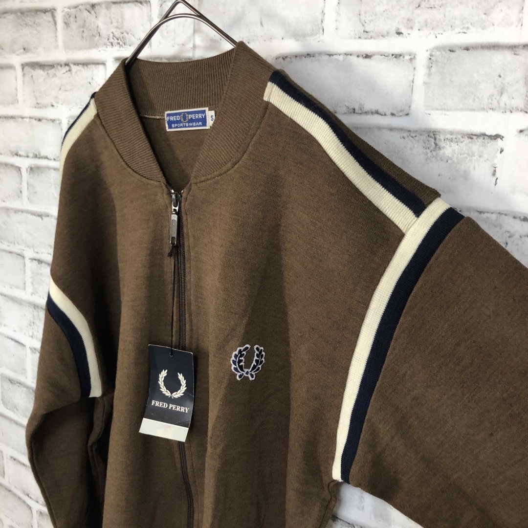 FRED PERRY(フレッドペリー)の希少デザイン/デッドストック⭐️Fred Perryブラウントラックジャケット メンズのトップス(ジャージ)の商品写真