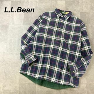 エルエルビーン(L.L.Bean)のUSA規格 L.L.Bean リバーシブル チェックシャツ ヘビーウエイト(Tシャツ/カットソー(七分/長袖))