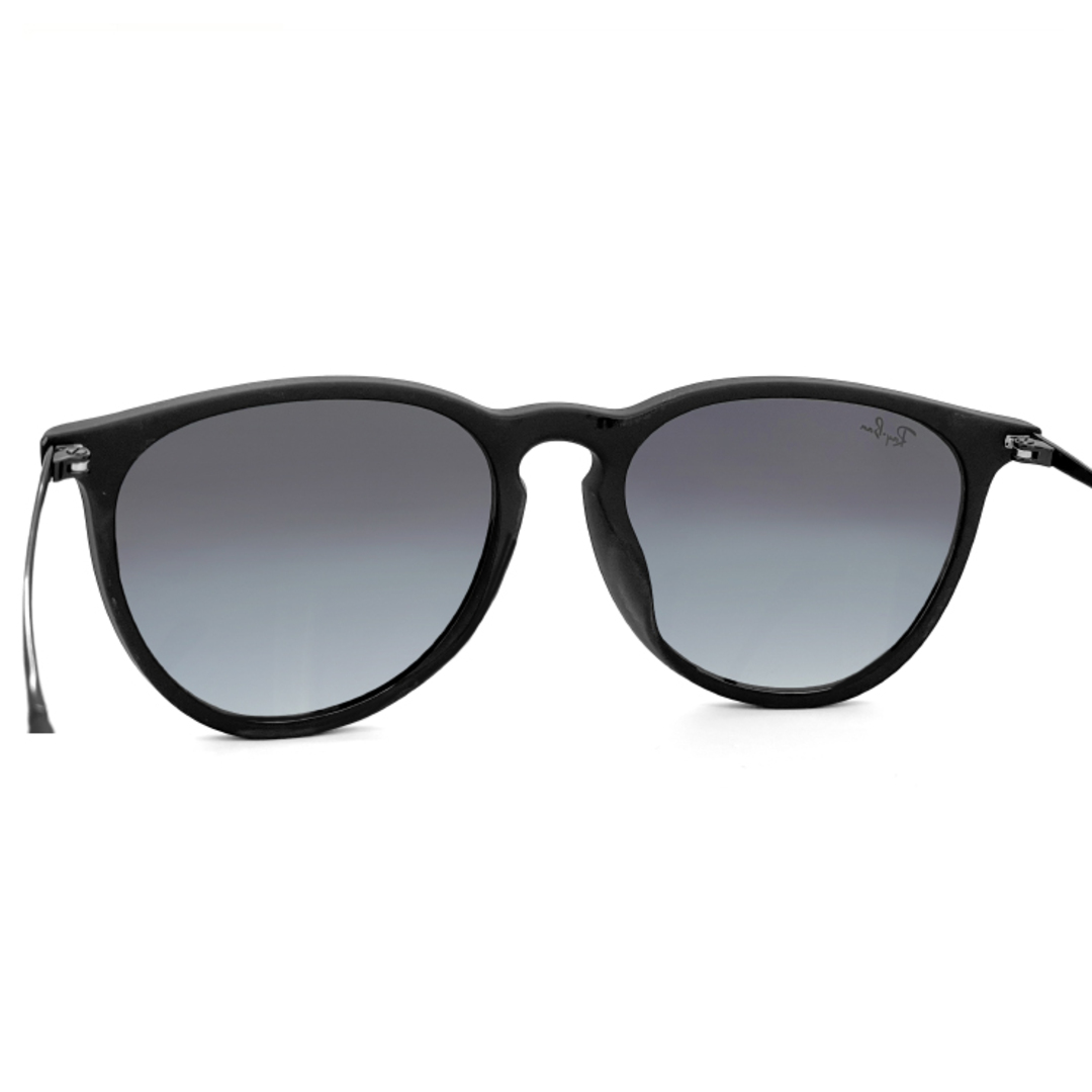 Ray-Ban(レイバン)の【新品】 大きめ レイバン サングラス RB4171f 622/8g 57mm Ray-Ban ERIKA エリカ ボストン 型 Lサイズ 大きい ビック サイズ メンズ レディース ユニセックス モデル uvカット 紫外線対策 丸サングラス 黒 マット ブラック フレーム グラデーション カラー レンズ レディースのファッション小物(サングラス/メガネ)の商品写真