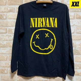 ニルバーナ  ニルヴァーナ  ロングTシャツ　XXLサイズ　Nirvana(Tシャツ/カットソー(七分/長袖))