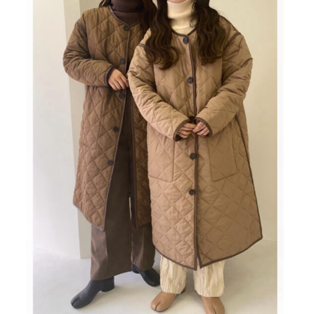 lawgy(ラウジー)のoriginal reversible quilting coat レディースのジャケット/アウター(ロングコート)の商品写真