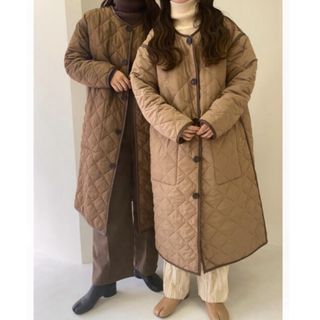 ラウジー(lawgy)のoriginal reversible quilting coat(ロングコート)