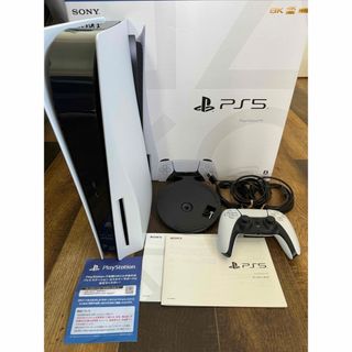 ソニー(SONY)の【美品】PS5 本体 CFI-1200A01 メーカー保証期間中(家庭用ゲーム機本体)