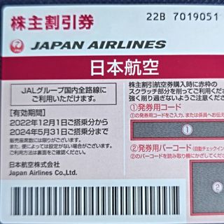 ジャル(ニホンコウクウ)(JAL(日本航空))のJAL株主優待券(航空券)