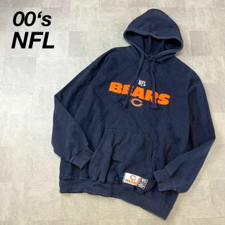 00‘s NFL CHICAGO BEARS ベアーズ ビッグ刺繍 パーカー(パーカー)